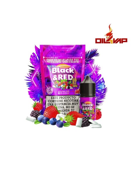 Oil4Vap Pack de Sales Black & Red Bubblegum