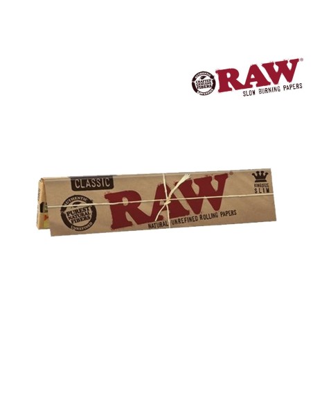 Papel de fumar Raw Classic King Size Slim (50)